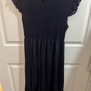 Nanette Lepore Blue Casual Sundress with V-Neck